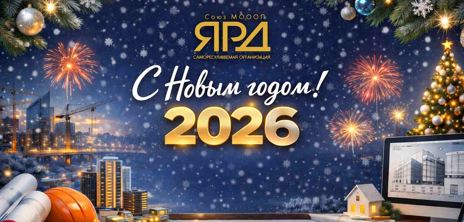 Примите искренние поздравления с наступающим Новым 2026 годом!